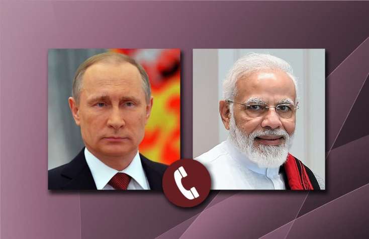 Putin və Modi Ukraynadakı vəziyyəti müzakirə ediblər -