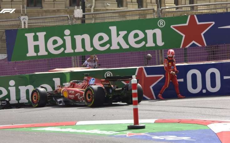 "Ferrari" pilotu Bakıda qəza törətməsinin səbəbini açıqladı