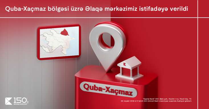 Kapital Bank-ın Quba-Xaçmaz bölgəsi üzrə Əlaqə mərkəzi istifadəyə verildi 