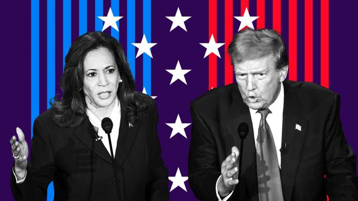 Kamala Harris Donald Trampdan öndədir