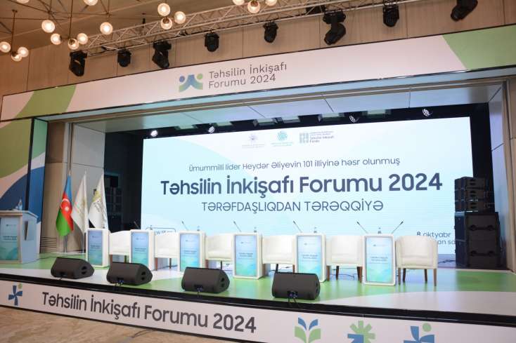 Bakıda Təhsilin İnkişafı Forumu keçirilir