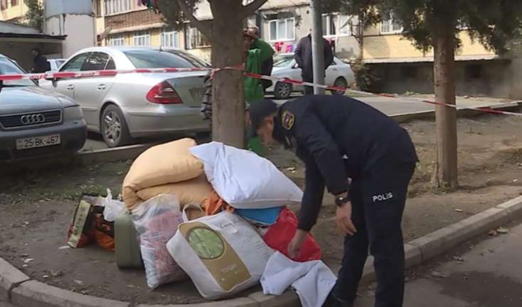 Partlayış baş verən binadan sakinlər köçürülür - 