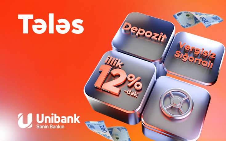 "Unibank" əmanət faizini yüksəldib - 