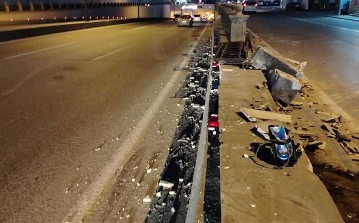 Bakıda qəza yol təsərrüfatına ziyan vurdu - 