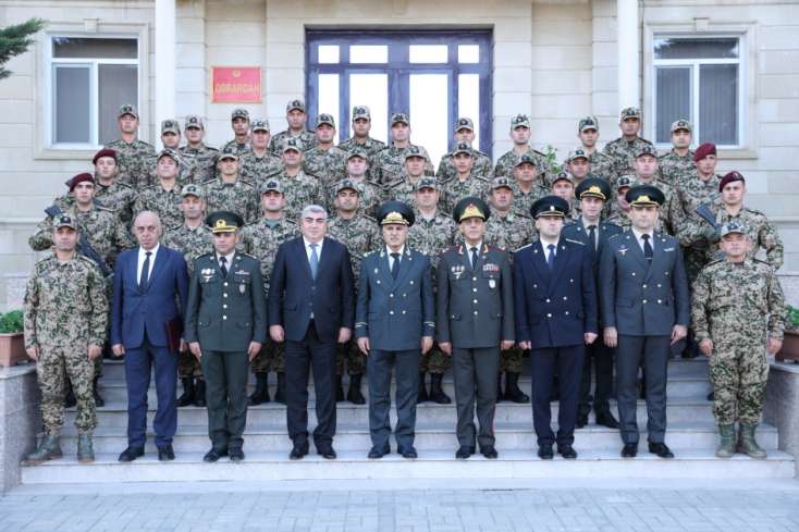 Hərbi prokuror DİN-in Daxili Qoşunlarının hərbi qulluqçuları ilə görüşdü - 