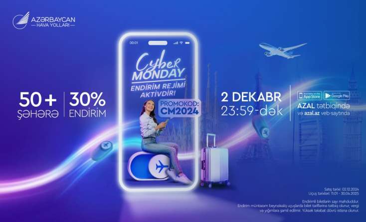 AZAL-dan "Cyber Monday" kampaniyası ilə 