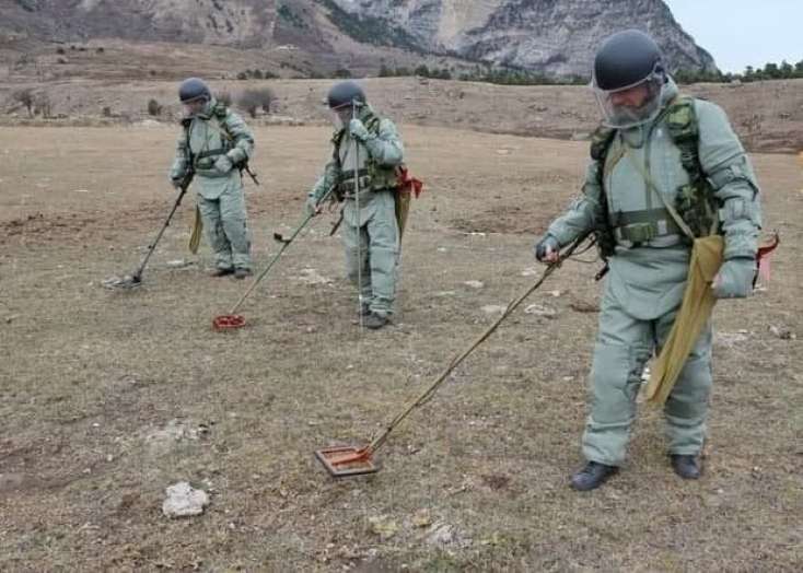 Noyabrda aşkarlanan minaların sayı açıqlandı