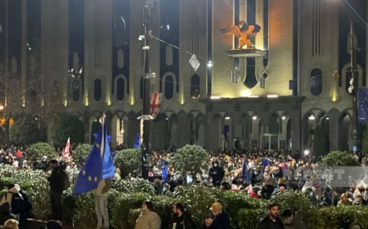 Gürcüntanda etiraz aksiyasında yaralananların sayı artıb