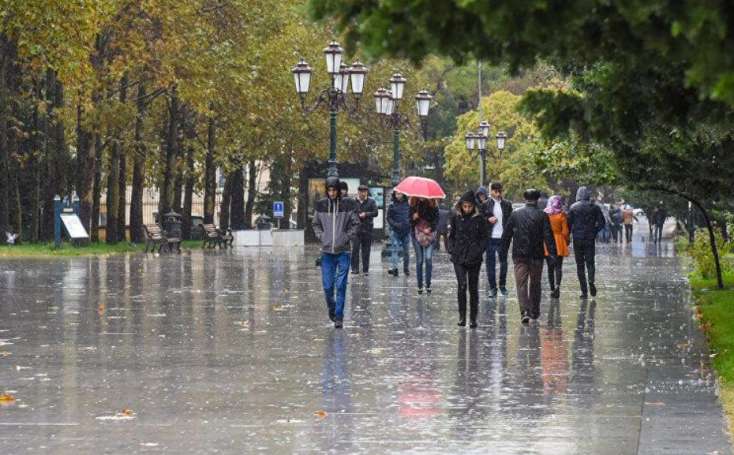 Yağışlı hava bu vaxtadək davam edəcək