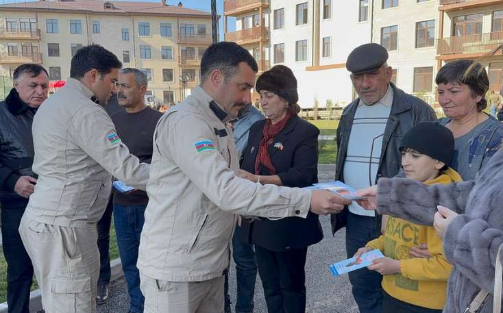 Cəbrayılda 39 ailəyə mənzillərin açarları təqdim edildi - 