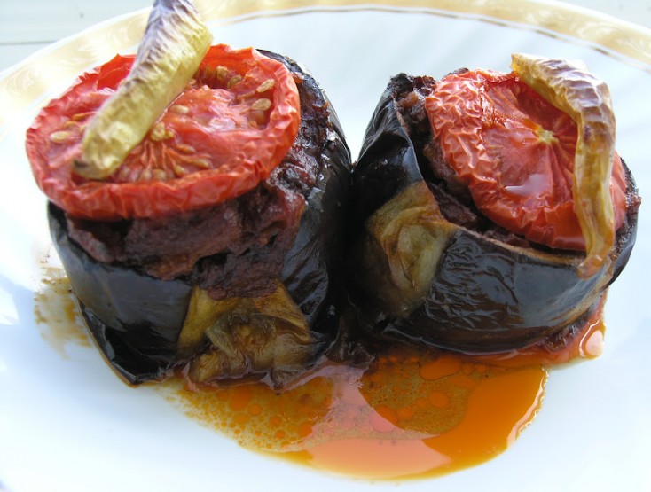 İFTARA ÖZƏL: Badımcanlı saxsı kabab