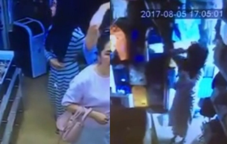 VİDEO: Bakıda ərəb turist qız mağazadan oğurluq etdi