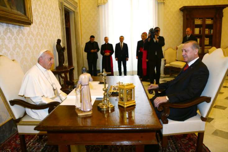 Türkiyə prezidenti Vatikanda - 59 il sonra bir ilk