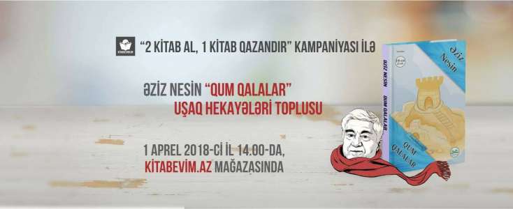 Əziz Nesinin “Qum qalalar” toplusu Azərbaycan dilində