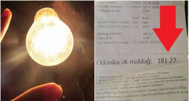 İŞIQ PULU çox gəlir?