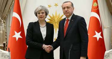 Türkiyə prezidenti Tereza Meylə görüşüb