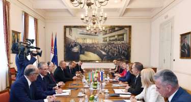 Prezident İlham Əliyev Xorvatiya parlamentinin