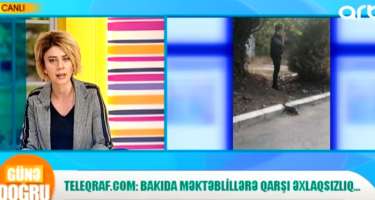 Məktəblilərə orta yaşlı kişi təcavüz etməyə cəhd edib 
