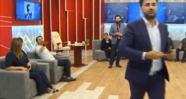 Canlı yayımda Zaurdan İlham Mirzəyevə qarşı hörmətsizlik - 