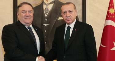 Rəcəb Tayyib Ərdoğan ABŞ dövlət katibini qəbul edib
