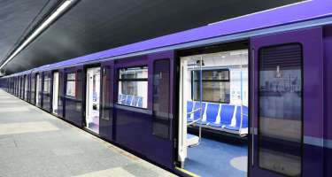 Metropoliten yenilənmiş ilk qatarı xəttə buraxdı