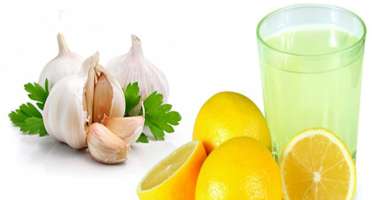 Limon suyu və sarımsaq 