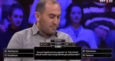 Türkiyədə bilik yarışmasına qatılan tarixçimiz "20 Yanvar"la bağlı sualda çətinlik çəkdi - 