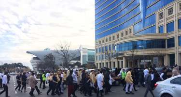 Bakıda "Hilton" hoteldə yanğın olub