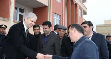 İmişlidə şəhid ailələri və Qarabağ əlillərinə ev verilib