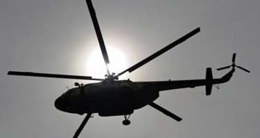 Helikopter qəzası kameraya düşdü 