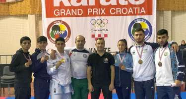 Karateçilərimiz Qran Pri turnirini 10 medalla başa vurdu