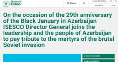 ISESCO 20 Yanvar hadisələrini pislədi