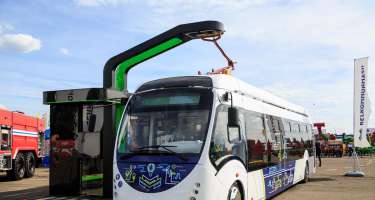 Azərbaycanda elektrobusların 
