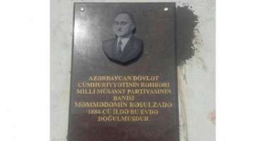 Novxanıda Rəsulzadənin yeni 