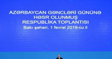 İlham Əliyev: “Gənclərimizlə fəxr edə bilərik”