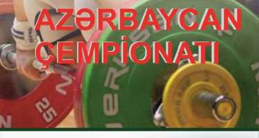 Ağır atletika üzrə Azərbaycan çempionatı keçiriləcək