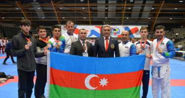 Karateçilərimiz 4 qızıl və 1 bürünc medal qazandı