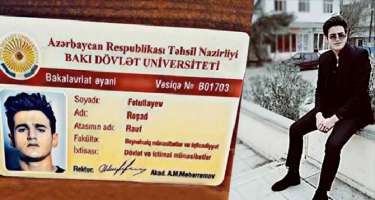 BDU-nun tələbəsini atasının gözü qarşısında qətlə yetirən şəxs tutuldu