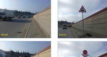 Bakıda 33 məntəqədə çatışmayan yol nişanları quraşdırılıb
