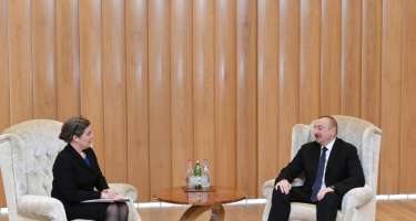 İlham Əliyev ABŞ Dövlət katibinin enerji diplomatiyası üzrə müavininin müşaviri ilə görüşüb