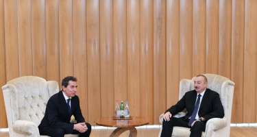 İlham Əliyevin İtaliyanın iqtisadi inkişaf nazirinin müavini ilə görüşü olub