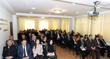 “Əməyin mühafizəsi, normaları, qaydaları və prinsipləri” mövzusunda tədbir keçirilib