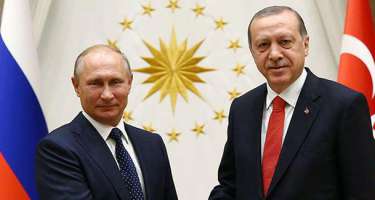 Putin Ərdoğanı doğum günü münasibətilə 