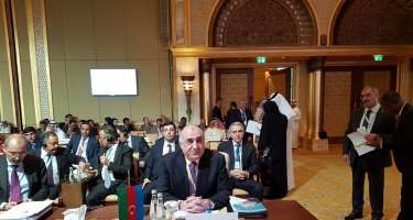 Elmar Məmmədyarov İƏT XİN Şurasının 46-cı sessiyasında çıxış edib