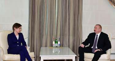 İlham Əliyev BMT İnkişaf Proqramının rəhbərinin müavinini qəbul edib