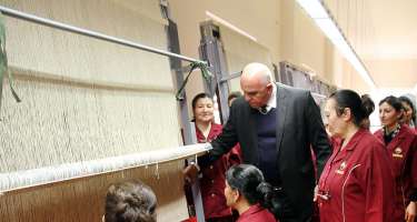“Azərxalça”nın Goranboy və Tərtər filiallarında ilk xalçalar kəsilib