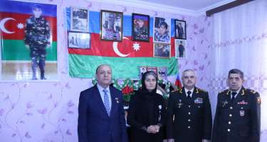 ​Şəhid ailələrinə Novruz sovqatları çatdırılıb