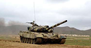 “Ən yaxşı tank bölüyü” adı uğrunda yarış keçirilib - 