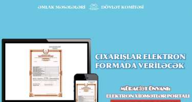 Azərbaycanda daşınmaz əmlaka dair çıxarışlar 