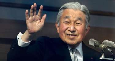 Yaponiyanın imperatoru Akihito 